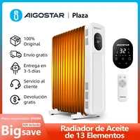 Radiador de Aceite 2500W con Mando y Modo ECO - 97.49 € Radiador de Aceite 2500W con Mando y Modo ECO