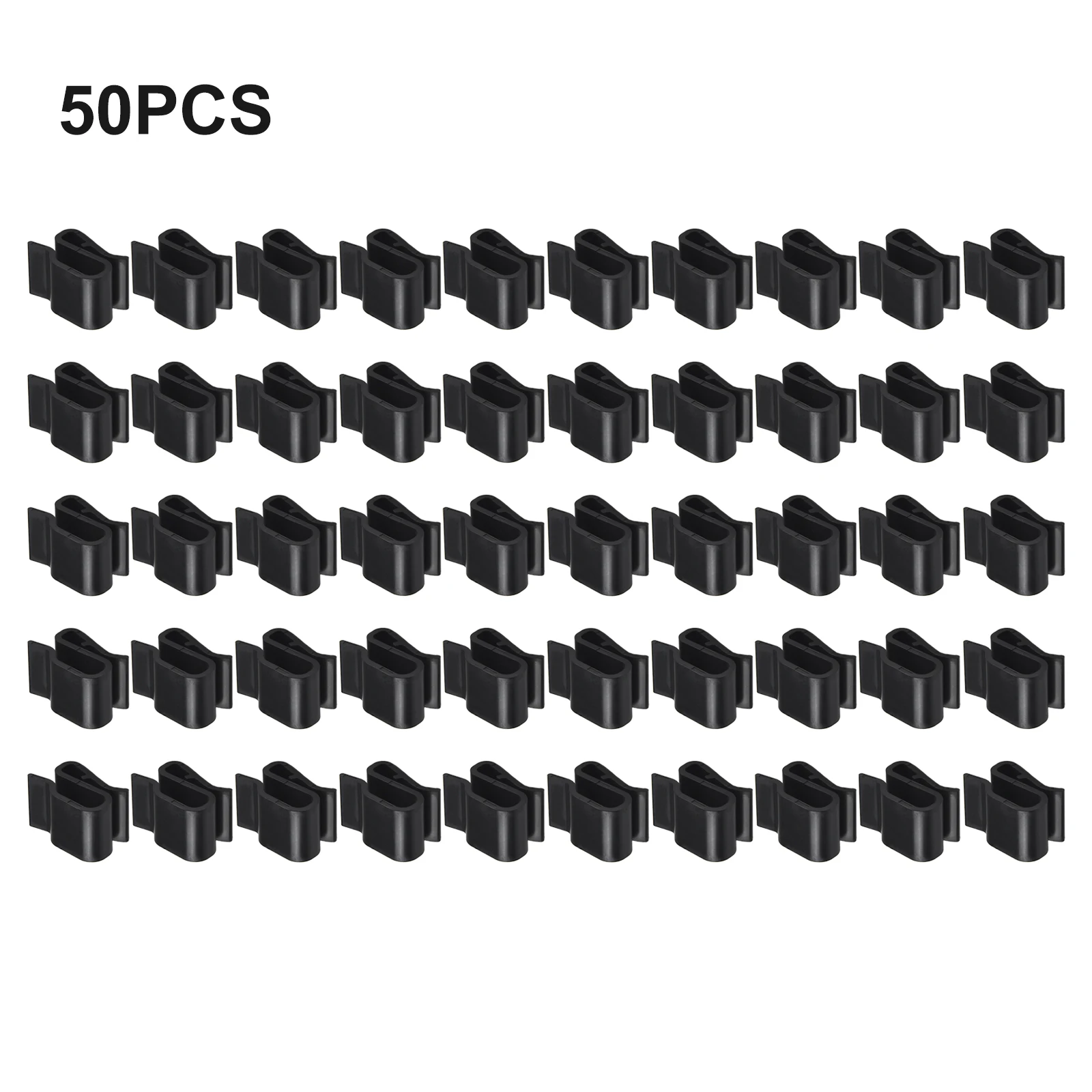 50pcs Solar Panel Photovoltaic Frame Wire Clips PV Cable Clamp For Boat Trailer Frame Wire Clip Heat Cool Shrink Tubing