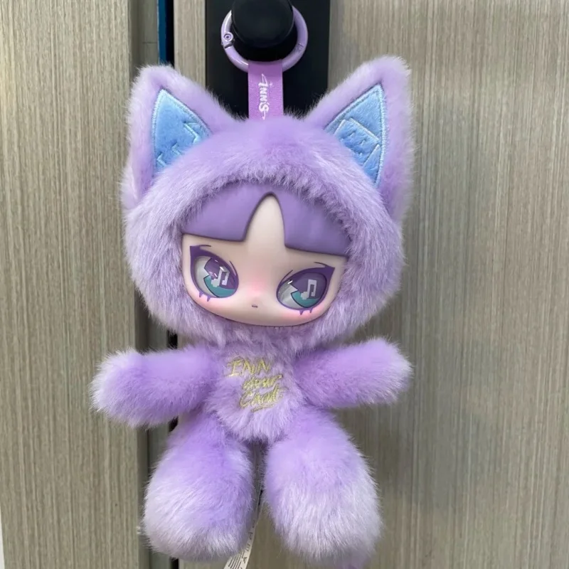 جديد حقيقي INNS Cat Inn Your Chat Series صندوق أعمى منفوش Kawaii أفخم دمية على ظهره قلادة تحصيل لعبة مفاجأة هدية