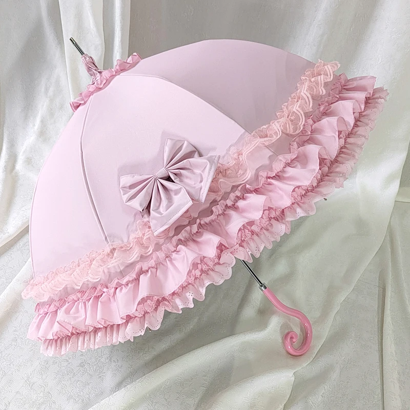 Birdcage arched sun  lace  lolita lolita girl heart princess umbrella