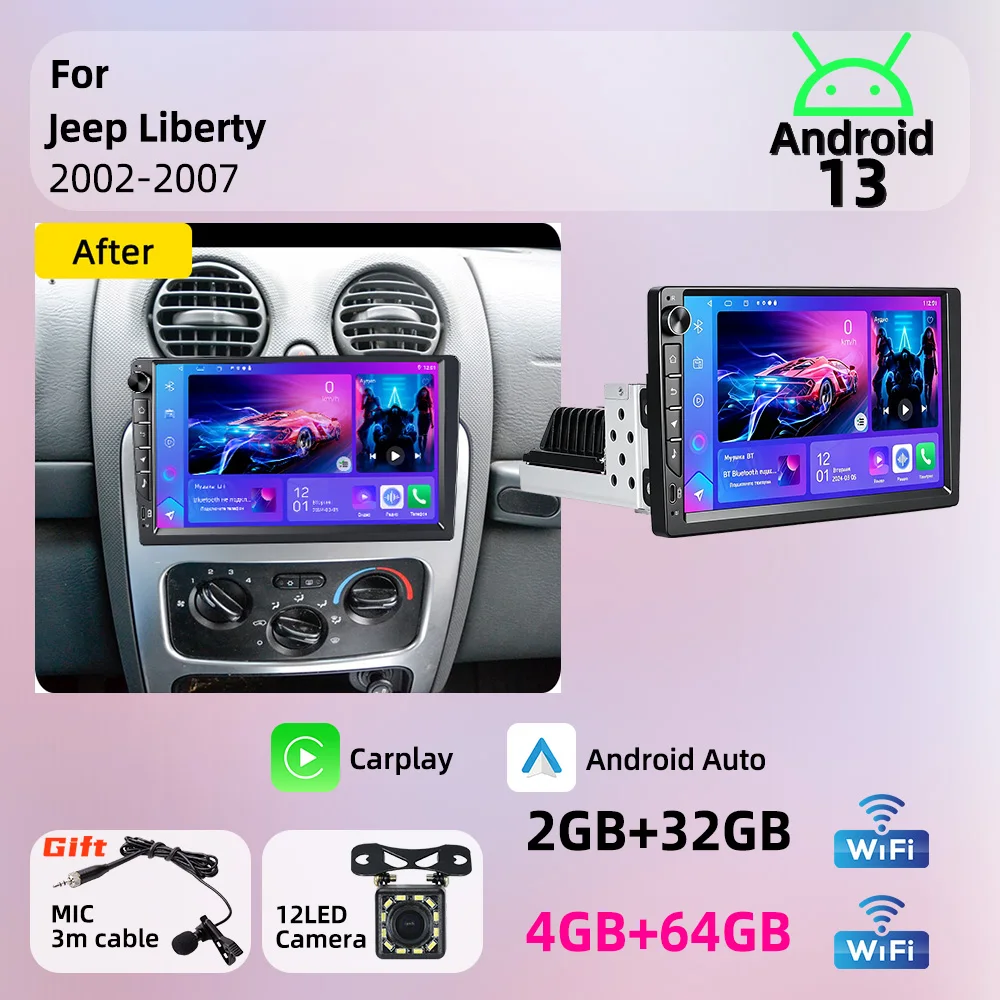 1 Din Android Car Stereo 9