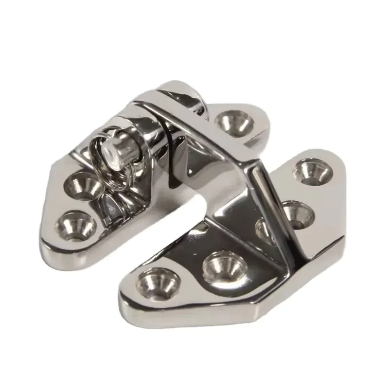 316 Stainless Steel Marine Hinge Self Closing Spring Loaded for Boat Yacht RV Cabinet Door Heavy Duty Hardware Accessories