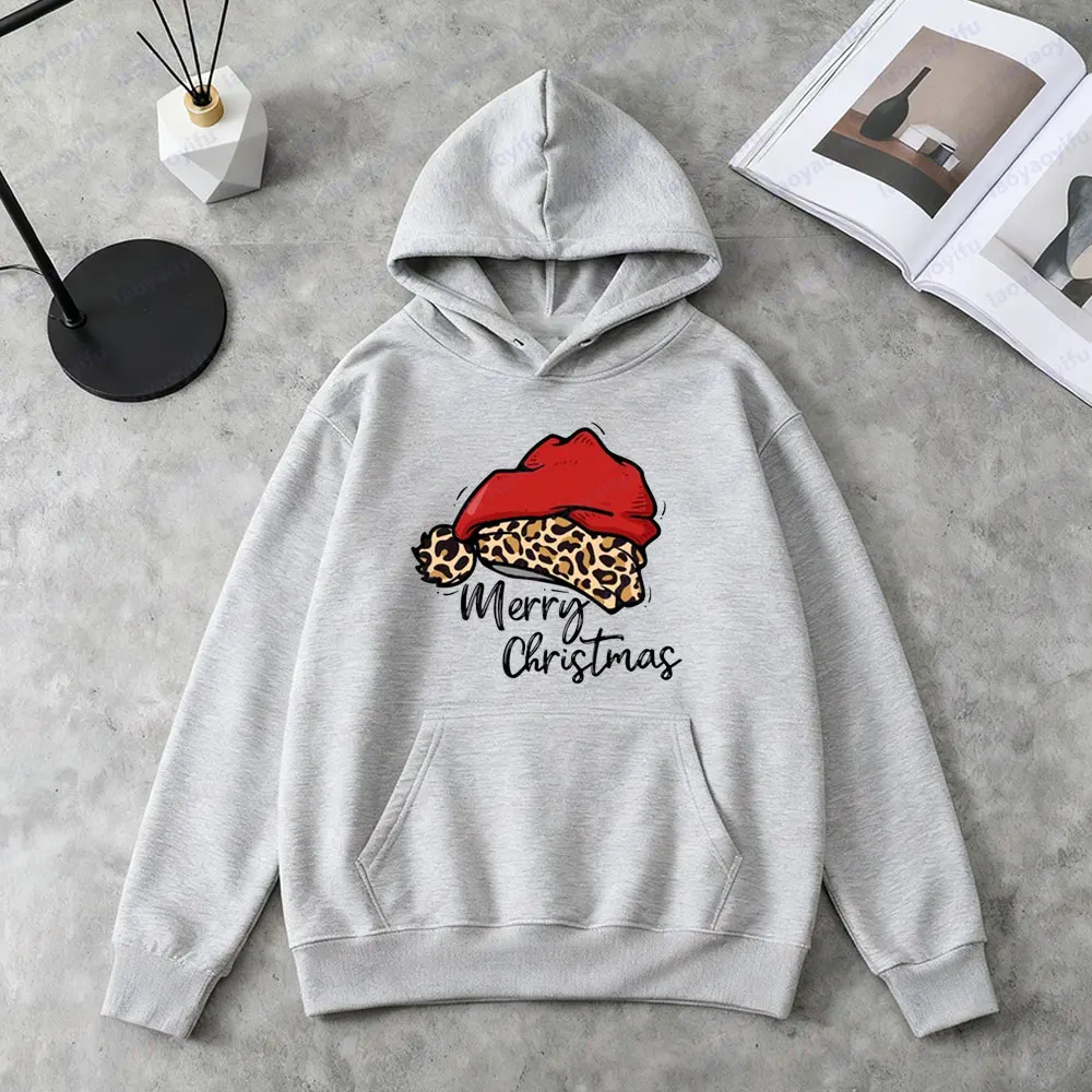 Leopard Weihnachtsmütze Frohe Weihnachten Sweatshirt Gepard Liebhaber Weihnachten Geschenk Kleidung Weihnachten Frauen Unisex Mode Freizeitkleidung
