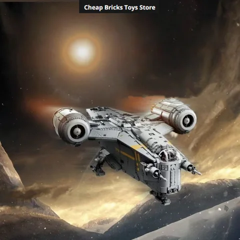 Cheaper 2026 The Razor Crest Assembly Building Dispaly Model Set Compatible 6187Pcs Creativity Spaceship Brick for Adults Gift S