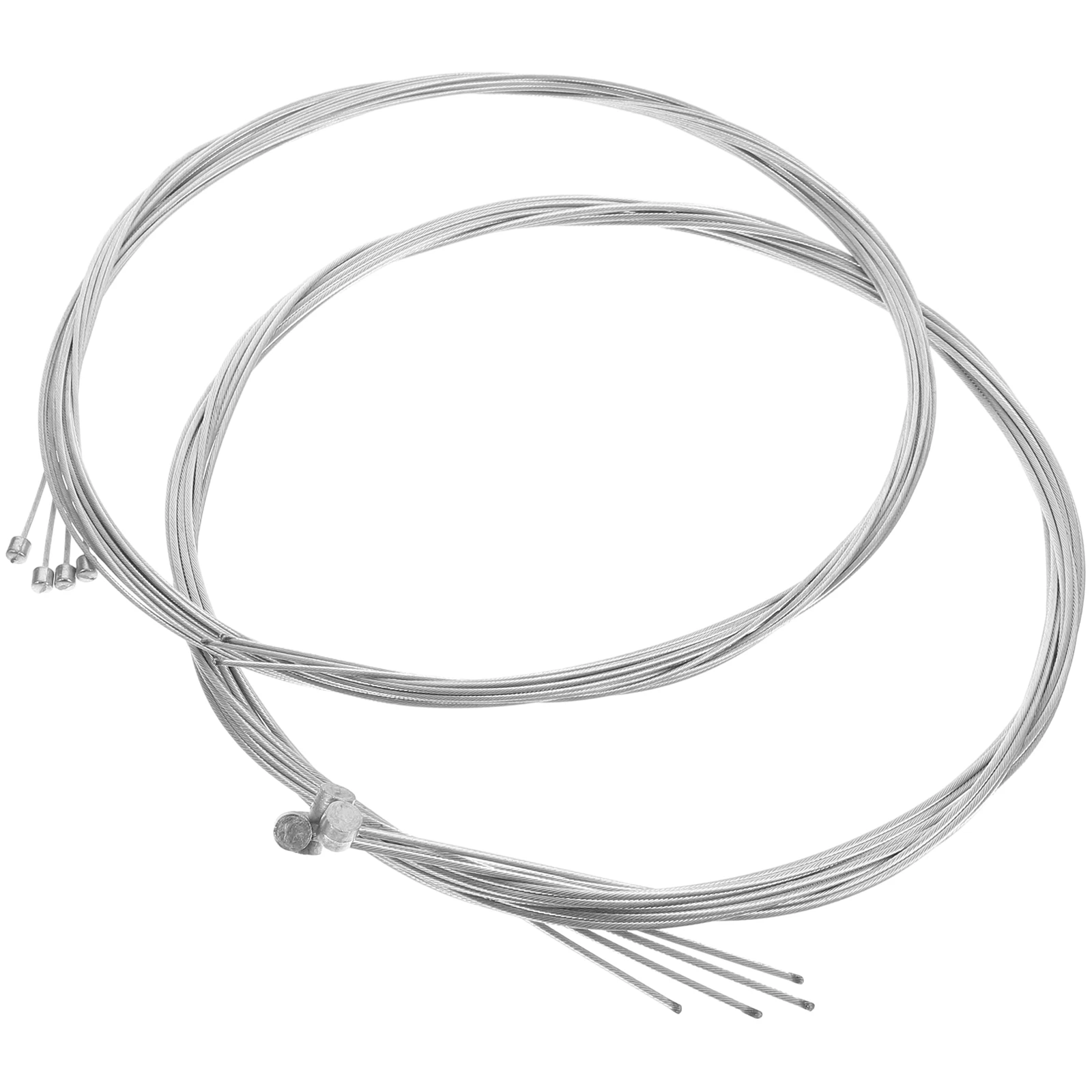 

1 set Bike Brake Wire Gear Set 4 Cables 4 Shifters 8 Caps Durable Galvanized for Road Mountain Bikes Easy Install Long Lasting