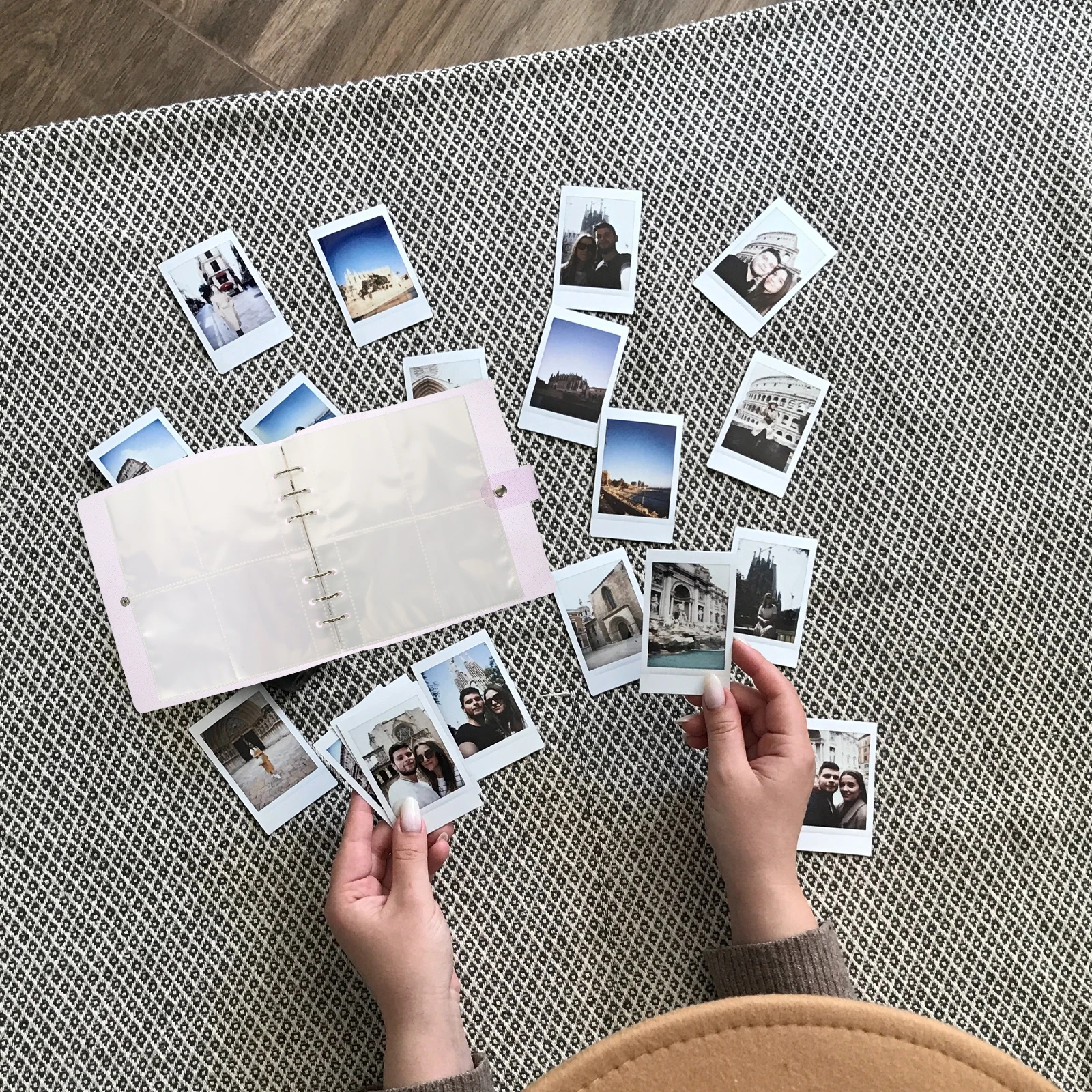 

Album Page Photo Card Sleeves Transparent Purple Binder Clear Plastic Pvc Wedding Household Book