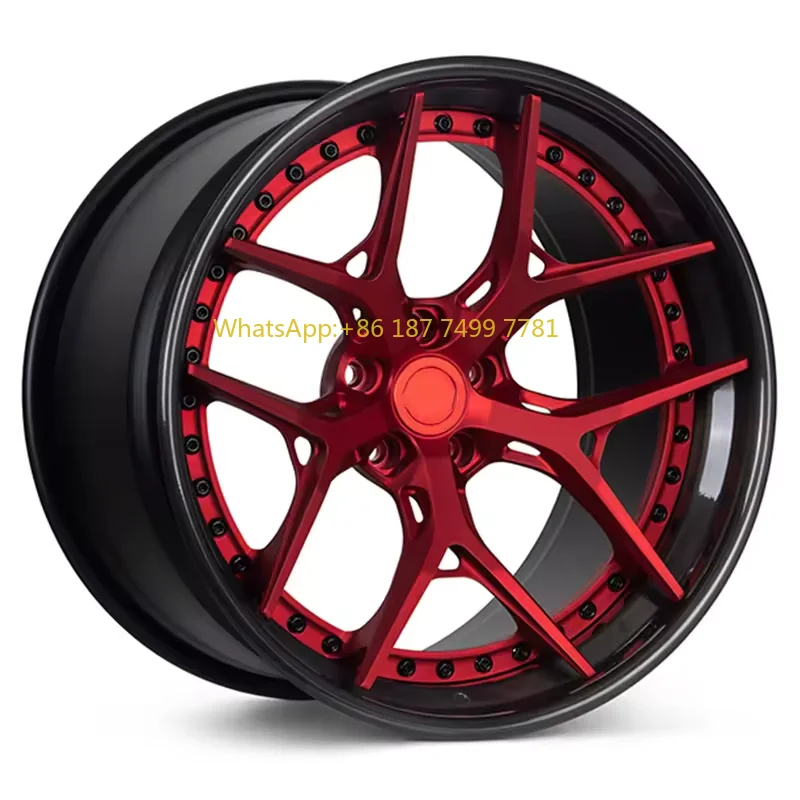 

New High Performance Luxury Forged Aluminum Car Wheels 17-20 Inch Concave Design Hyper Black for Retrofit Upgrade