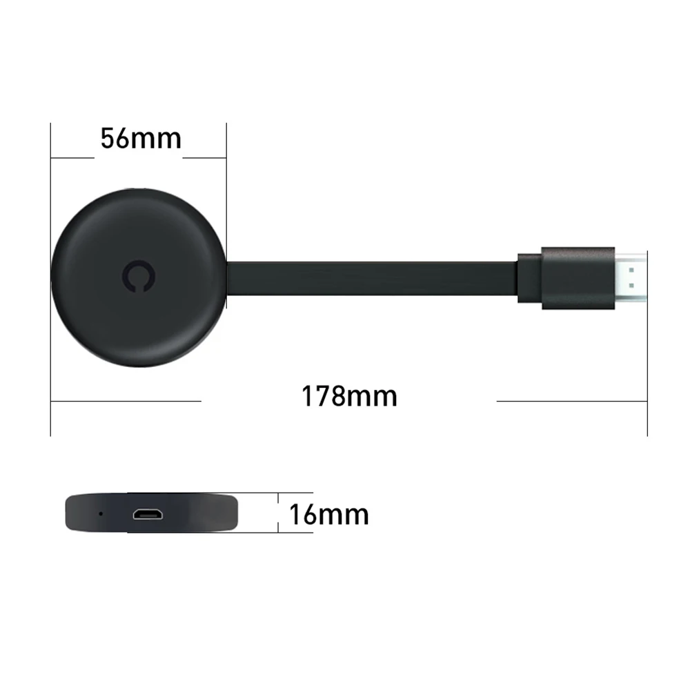 Dongle de pantalla WiFi inalámbrico, TV Stick Mirroring, 1080P, G12, TV Stick para Chromecast 4K, HD, Compatible con HDMI, reproductor multimedia