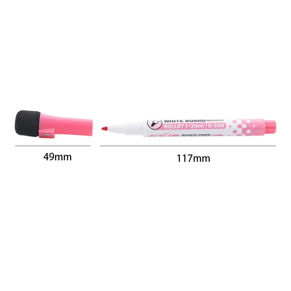1PC School Safe ink Erasable Board Markers Magnetic Markers Graffiti Pen Whiteboard Pens Children's Drawing Pen