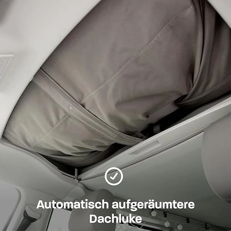 ل VW T6 VW T6.1 VW T5 مساعد قابل للطي لسقف مدبب لشاطئ مولتيفان كاليفورنيا سقف النوم سقف عالي خيمة سقف قابل للطي #3