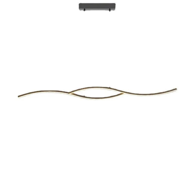 

Modern simple restaurant chandelier, bar table dining room home, restaurant creative pole chandelier table