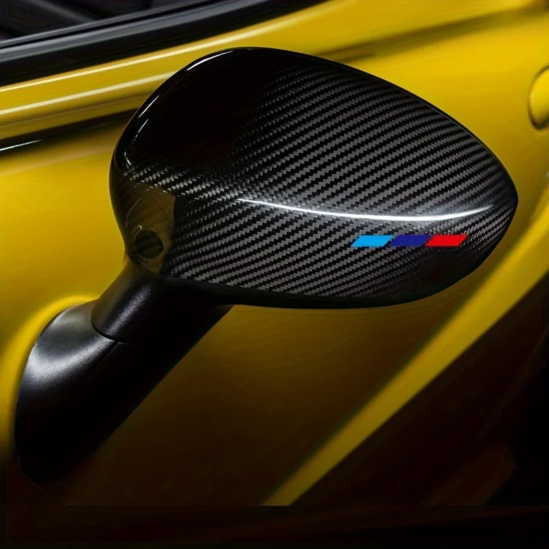 4Pcs Vinyl M-Colored Stripe Decals For BMW Performance G10 G20 G30 E91 E92 E93 320 325 330 335 350