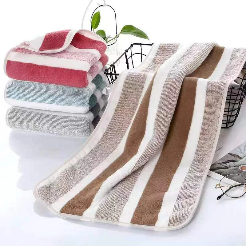 1 Pc Thickened Absorbent Bath Towel Soft Face Towel for Home