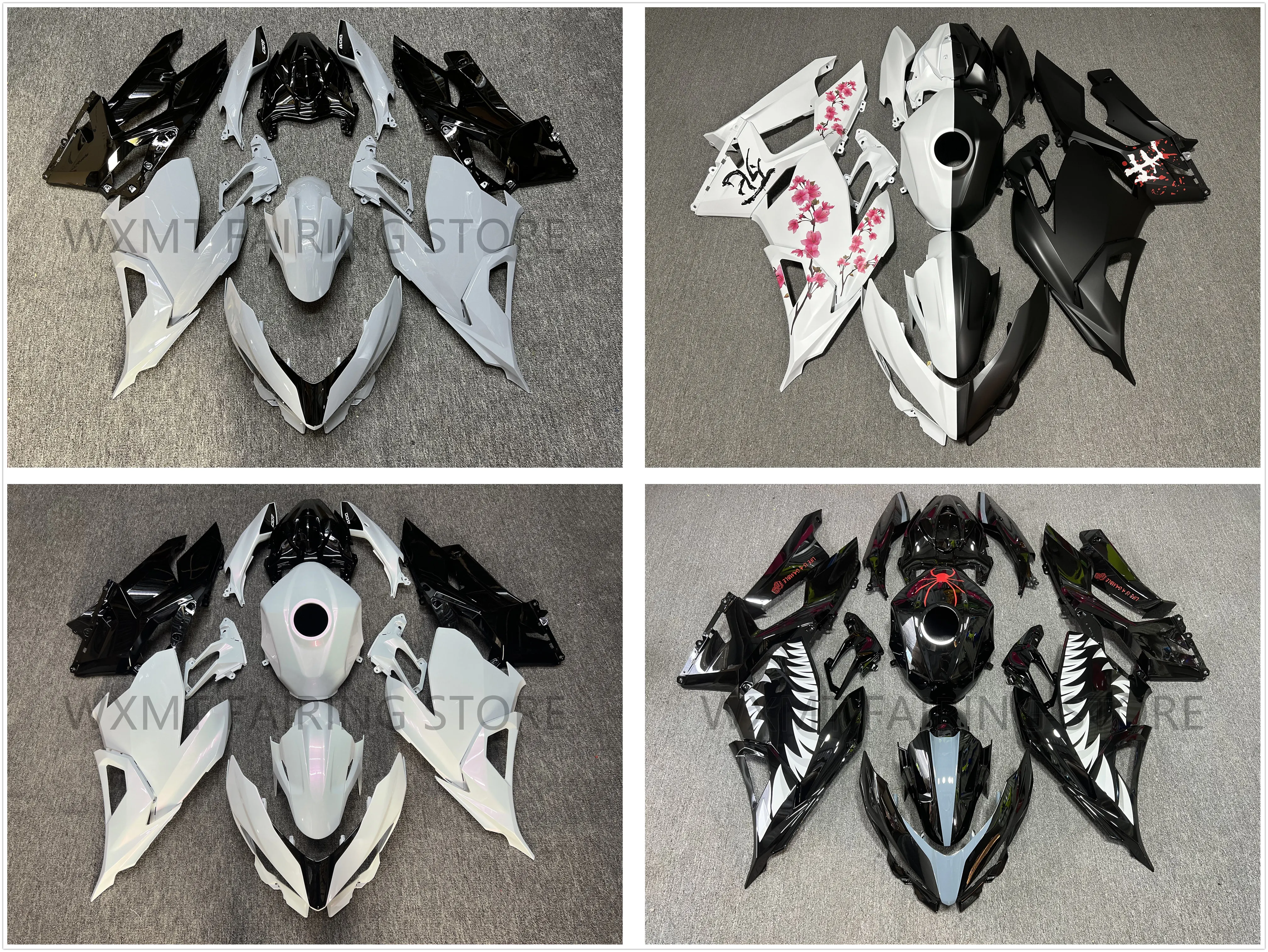 NEW Motorcycle Whole Fairings Kit fit For Ninja ZX-400 EX-400 2018 2019 2020 2021 2022 2023 Bodywork full fairing kits