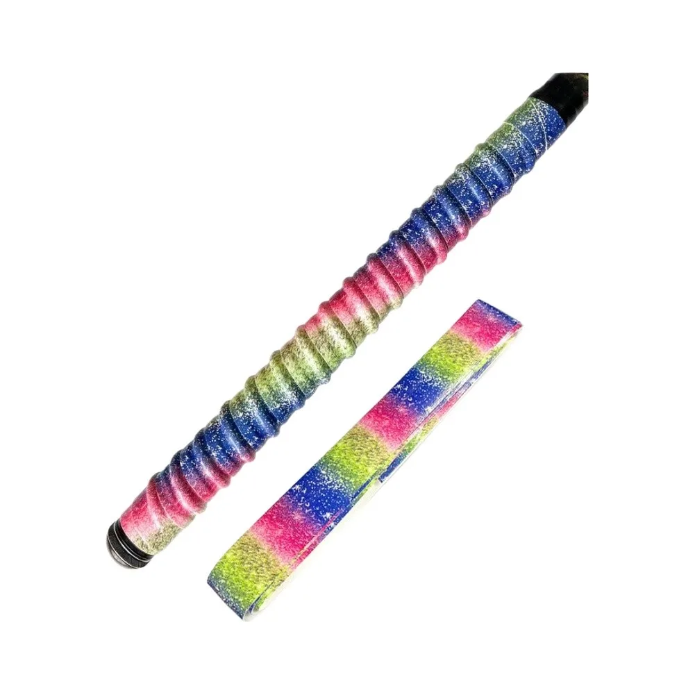 EVA Ribbed Grip Tape for Fishing Rods Badminton Rackets Tennis Racquets and Exercise Equipment 2 Pack 1.5m Each