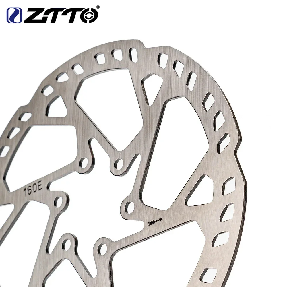 ZTTO 2.3mm Thicken MTB E-bike Bicycle Disc Brake Rotor Stainless Steel 160mm 180mm 203mm 220mm 6 Bolts Hub Mount Bike Parts