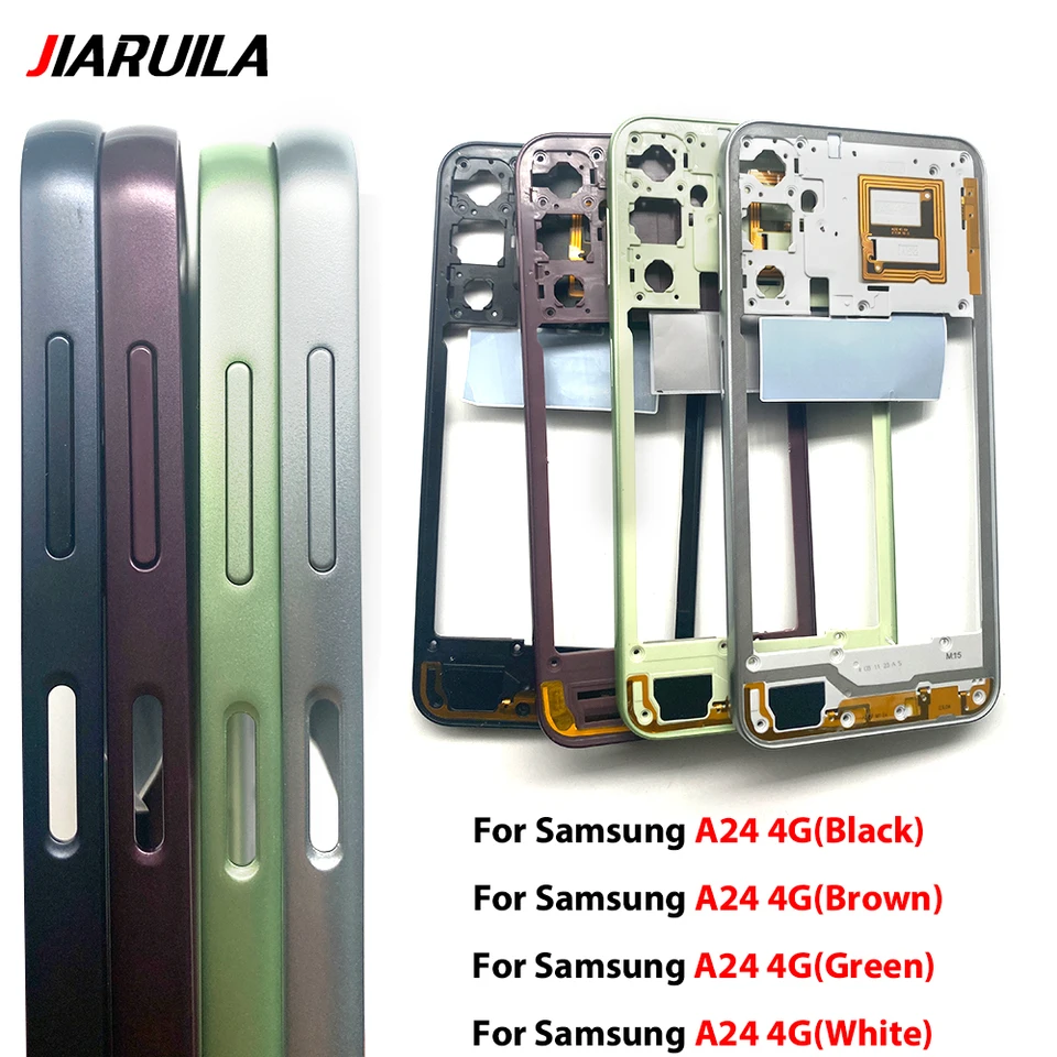 Marco Medio, Bisel Frontal y Cubierta Trasera para Samsung A06 5G A16 5G A24 4G