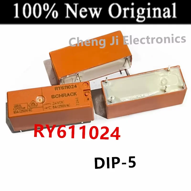 5PCS/Lot   RY611005 、RY611012 、RY611024   DIP-5   New original universal power relay  1-1393225-7 、1-1393225-9 、2-1393225-1