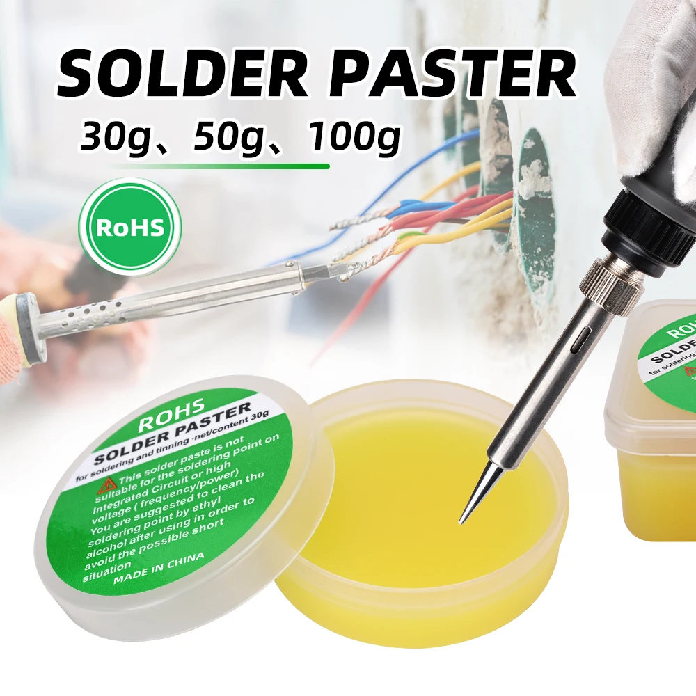 Umweltfreundliche HB18-Lötflussmittelpaste. Konform mit ROHS, bleifrei, halogenfrei, no-clean und neutralem Solde