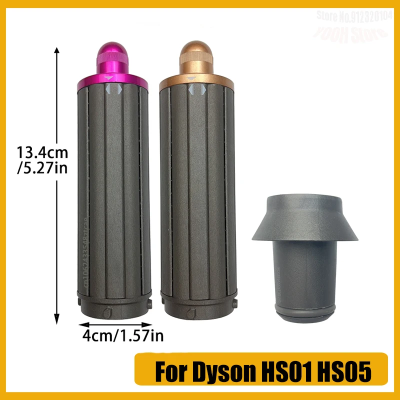 40MM/13.4cm Hair Curler Accessories for Dyson Airwrap HS01 HS05 HD03 HD08 Long Curling Barrels Attahcment Styling Tools Parts