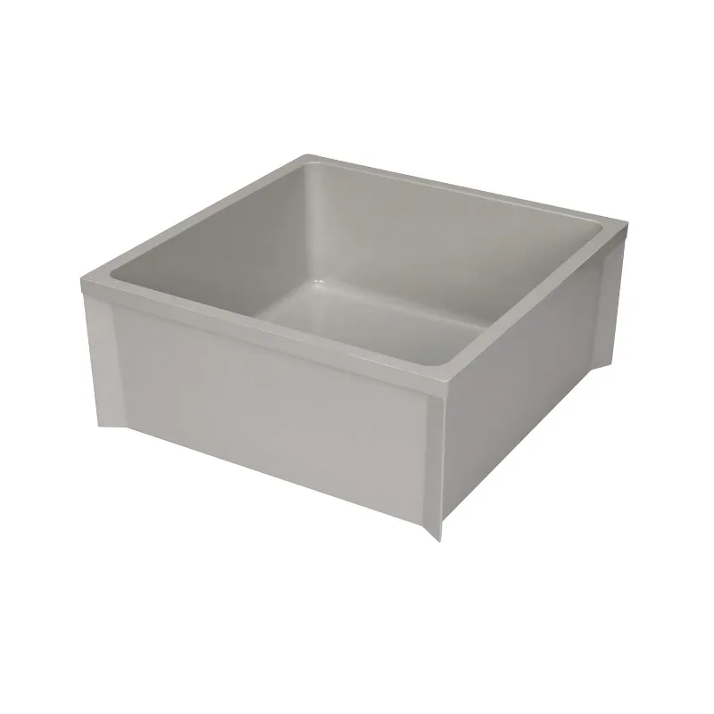 Zurn Z1996-24 Z1996 24" x 24" Mop Basin with PVC Drain Assembly