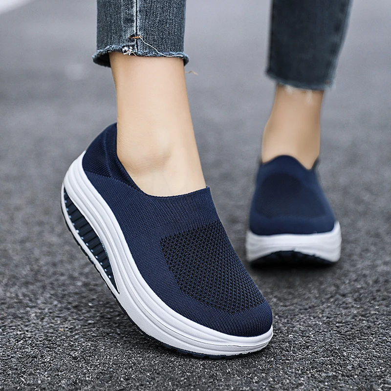 

Women Sneakers Loafers Tennis Femimino Ladies Slip on Breathable Sneakers Lightweight Summer Women Sneakers Outdoor Running Shoe