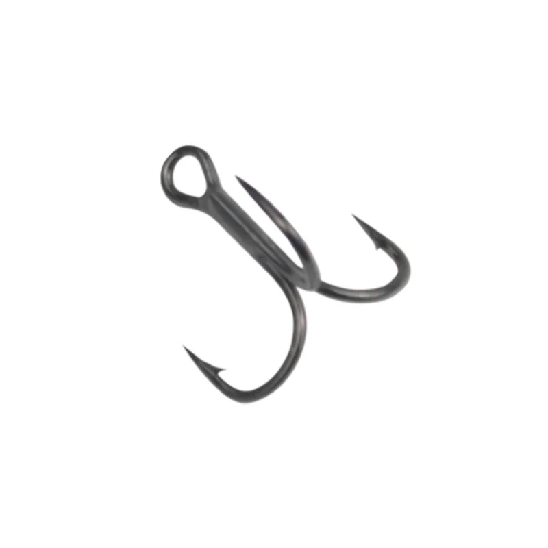 Three hooks carbon steel micro-object anchor hook horse mouth white strip Luofei mouth Luya fish hook ultra-small fly hook
