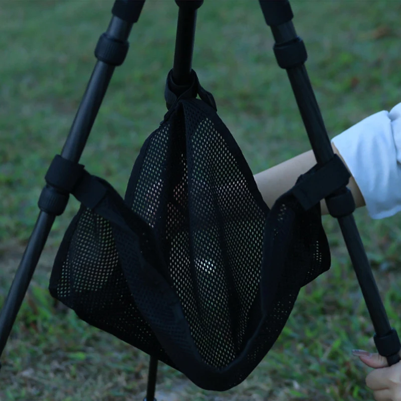 Camera Tripod Mesh Pouch Tripod Weight Bag Net Stone Bag Light Stand Bag for Balancing Stabilizing Photography Accessory Storage
