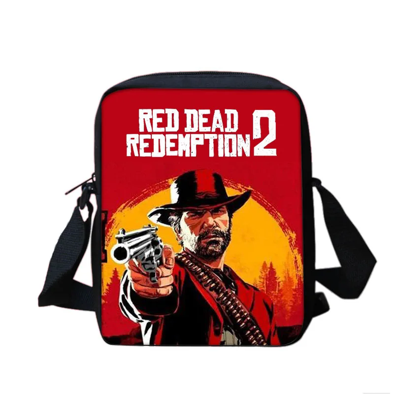 Red Dead Redemption Boys & Girls 프린트 숄더 백 키즈 캐주얼 토트 폰 백 남성 & 여성 쇼핑백 최고의 생일 선물