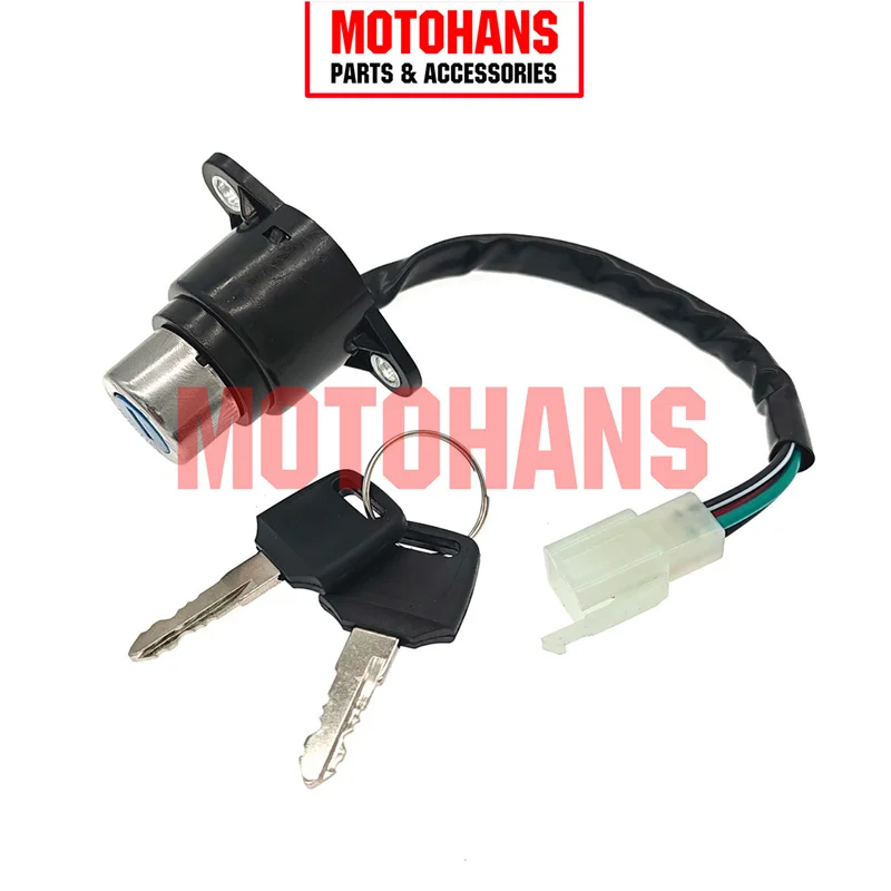IGNITION SWITCH LOCK WITH 4 MALE PLUG FOR HONDA DY150-4 CM125 AKT NKD125 ICS150S MOTORCYCLE ACCESSORIES