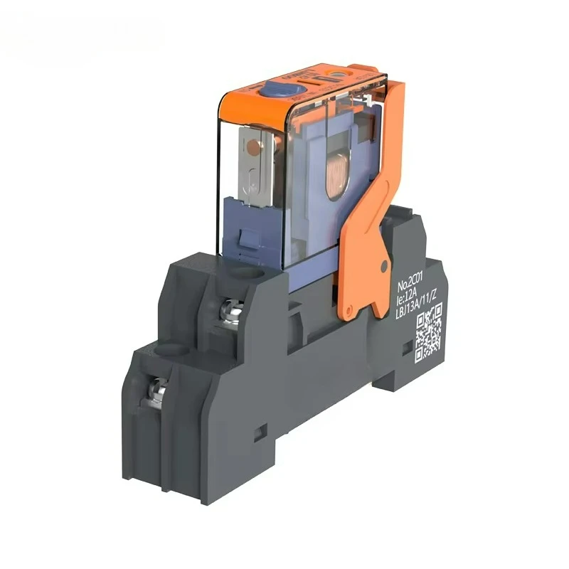LB-J13A 24VDC Intermediate Narrow Safety Relay 1NO1NC/2NO2NC CE Certified for Automation Control Systems