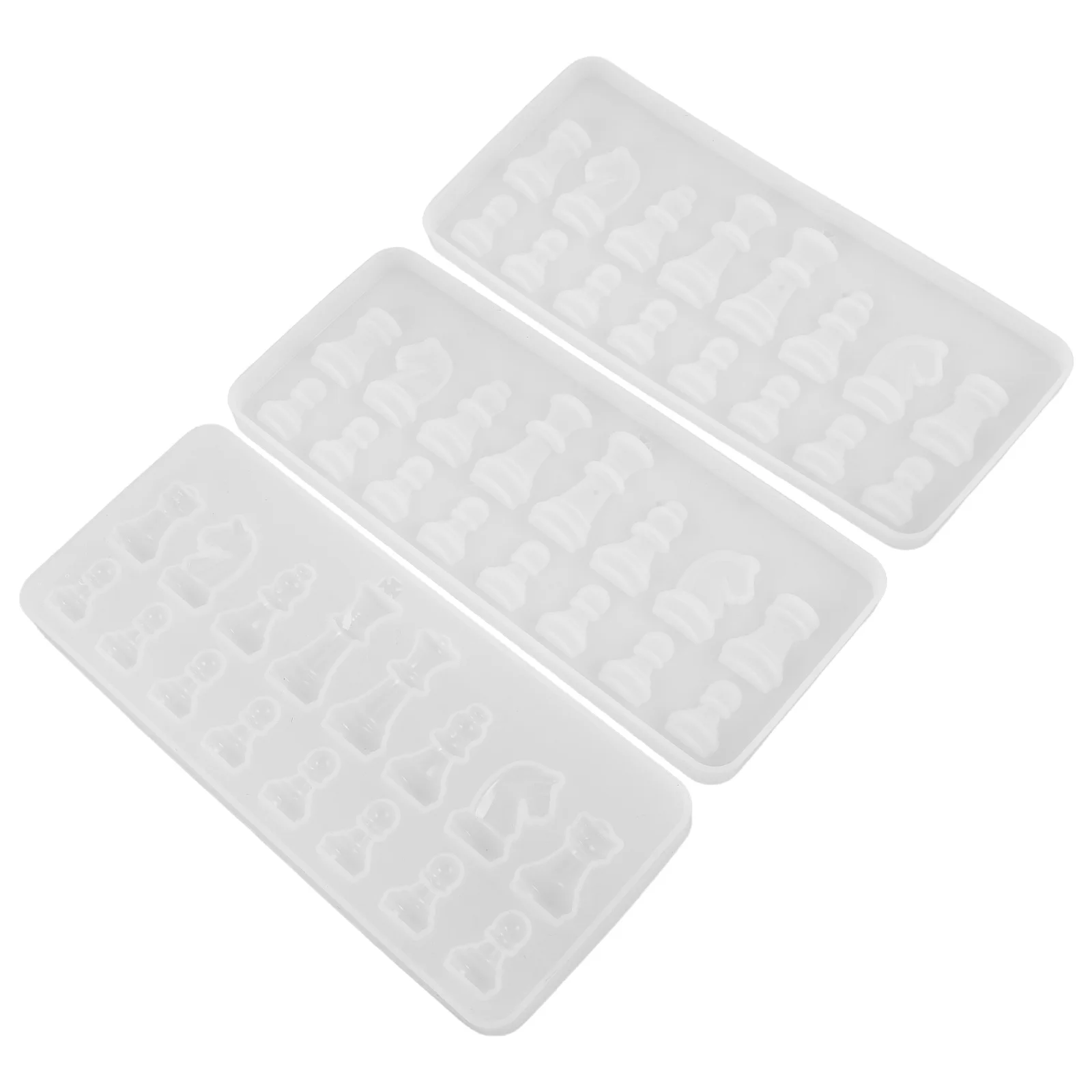 

Creative Silicone Chess Mold For Resin Casting Jewelry Making Heat Resistant Game Craft Molds International Chinese Epoxy Clay