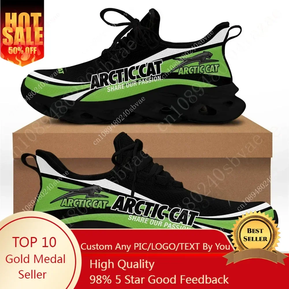 

Arctic Cat Men Women Sneakers Big Size Comfortable Sneakers Casual Walking Shoes Lightweight Tennis Sports Custom Made Shoes