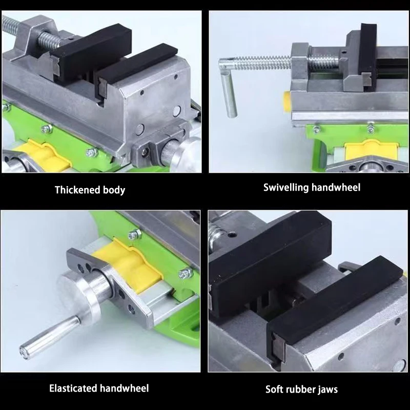 Morsa a scorrimento incrociato con scivolo composto per fresa e trapano a scorrimento incrociato morsa per trapano a scorrimento BG-6368 3 pollici