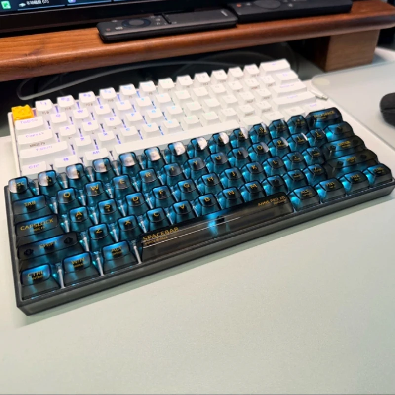 ANNE PRO 2D Mechanical Gaming Keyboard Wireless Bluetooth Dual-mode RGB Hot Swappable Customized Mx Switch Backlit Keyboard