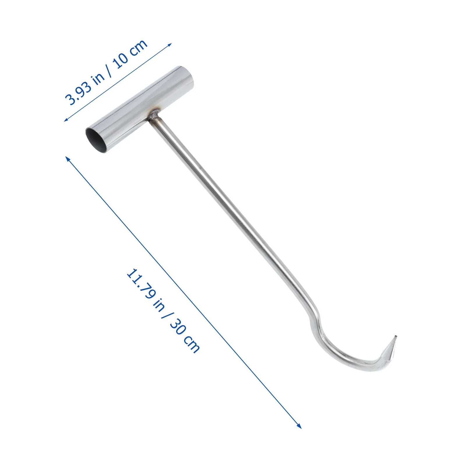 

1pcs Stainless Steel Hook T Shaped Hanging Hook Ham Hanger For Home Butcher Shop Restaurant Rust Proof Utility Hooks