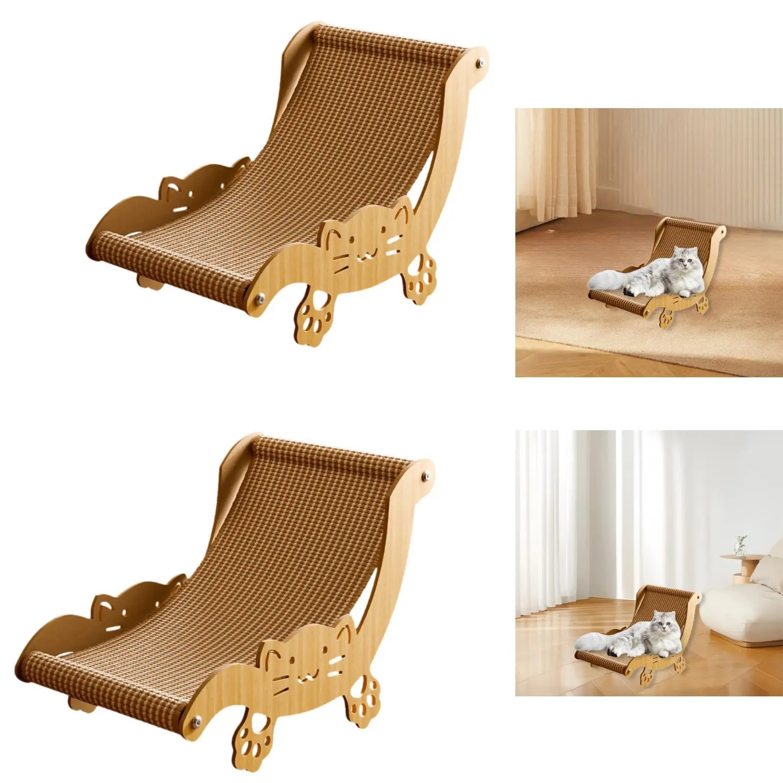 Sedia in sisal per gatti Tiragraffi per gatti Lettino per animali da riposo Lettino portatile per gatti Sedia da spiaggia per gatti per cuccioli di cani Gatti da interno