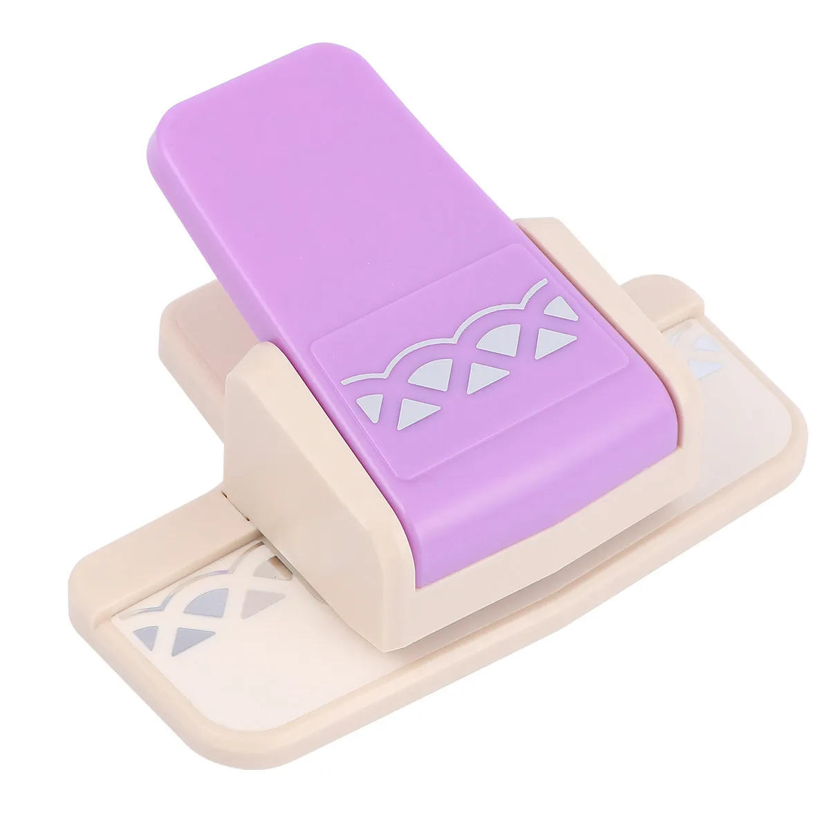 1Pcs DIY Paper Craft Punch Creates Lovely Embossed Patterns with Interior Cutouts Ideal for Cardstock Scrapbook Pages Cups Vases