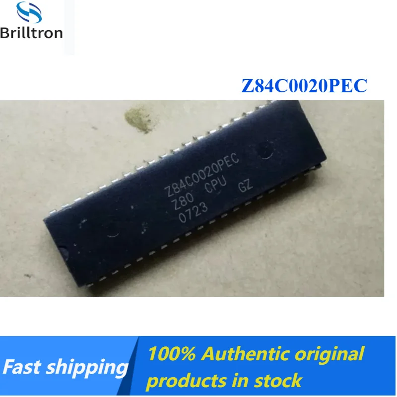 5-20PCS Original Z84C0020PEC Z84C0020 Microprocessor Chip, Z80 CPU DIP-40, Original Stock, Fast Shipping.