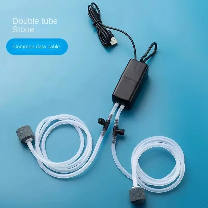 USB Aquarium Air Pump 5V Silent Portable Mini Oxygenator Fish Tank Air Compressor Oxygen Aerator Low Noise Fish Tank Accessories