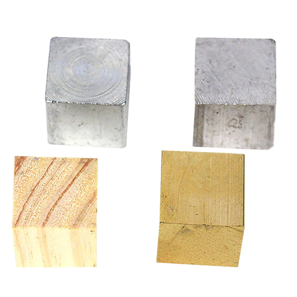 4 Pcs Physics Teaching Instrument Metal Block Iron Wooden High Density Physical Experiment Equipment