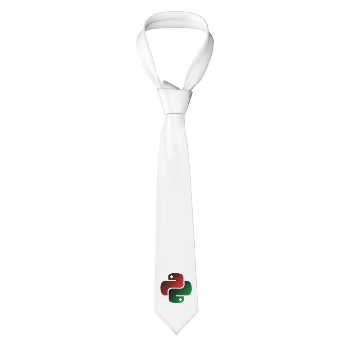 نسخة من ربطة العنق بشعار أزرق بايثون للرجال من الحرير والبوليستر 8 سم ربطات عنق إكسسوارات الزفاف ربطة عنق كلاسيكية Gravatas