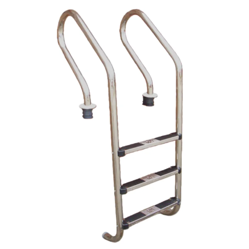 Corrosion Resistant Easy Install Stainless Steel 304 3-Step Anti-Slip Swimming Pool Ladder 1330mm Heightpromote sales