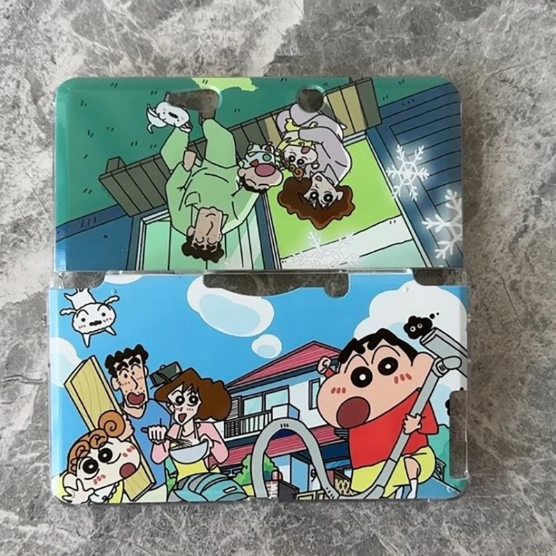حافظة حماية جديدة ثلاثية الأبعاد nds لجميع الموديلات حافظة صلبة شفافة من Crayon Shin-chan