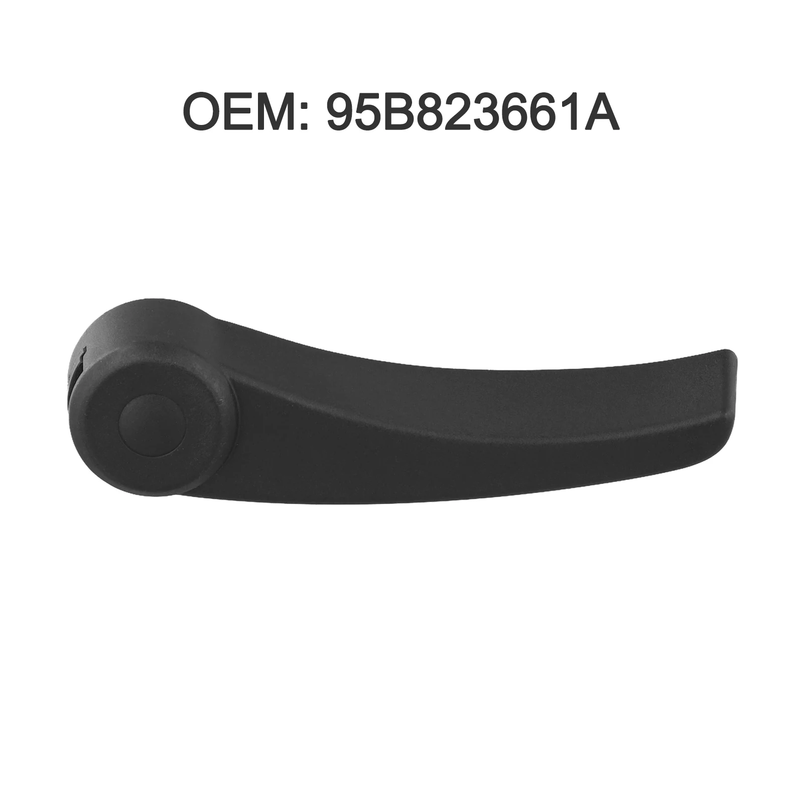 Black 95B823661A Replacement Hood Handle Accessory Accessory Wrench Cover Easy Installation For Vehicle Maintenance