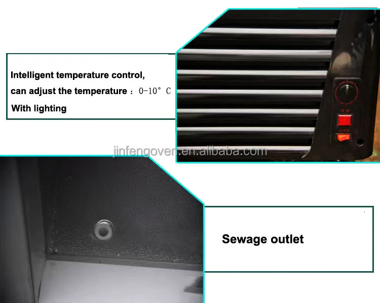 ثلاجة تجارية بباب مزدوج، ثلاجة بيرة مبردة، مبرد مشروبات كبير / ثلاجة مشروبات الطاقة