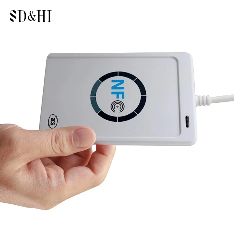 

RFID Smart Card Reader Contactless Writer Copier Duplicator Writable Clone NFC ACR122U USB S50 13.56mhz M1 Card Reader