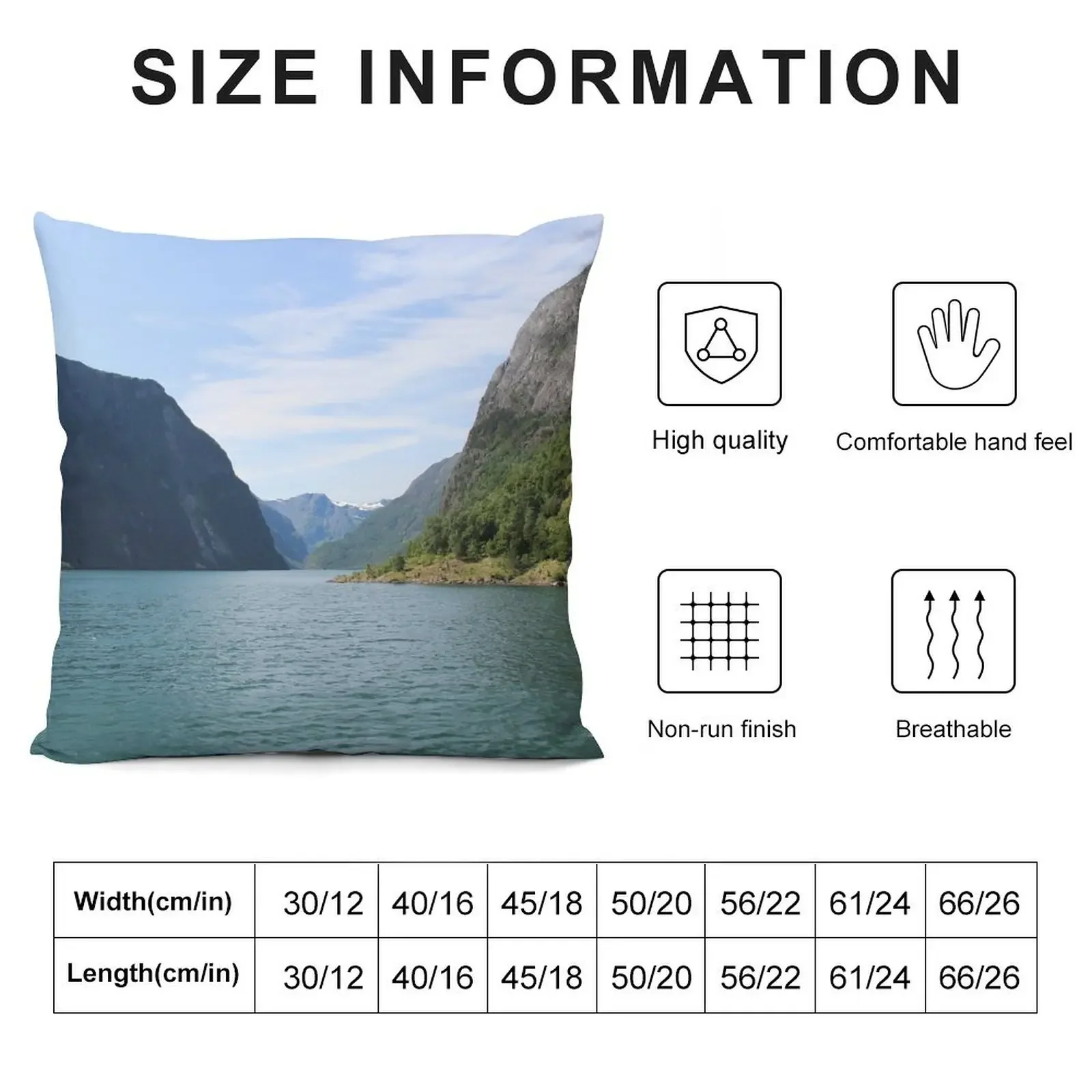 Exploring Norwegian Fjords Throw Pillow Christmas Pillow Sofa Cushions Covers Pillowcases Cushion Covers Sofa pillow