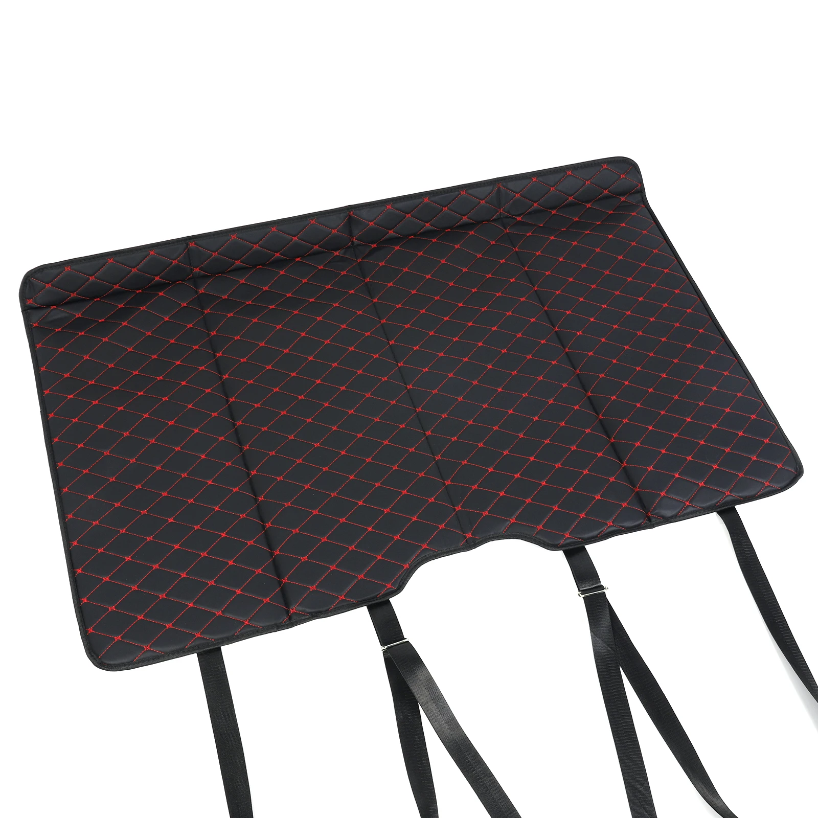 

Автомобильный матрас из искусственной кожи для заднего сиденья, складной, не надувной, портативный, для путешествий на автомобиле