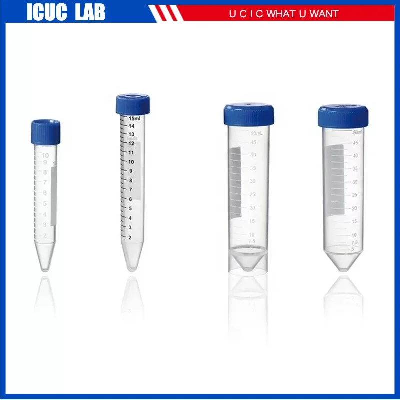 10ml 15ml Conical Bottom Centrifuge Tube with Clear White Graduation Sterile Lab Comsumables Centrifuge Tubes 100pcs/lot